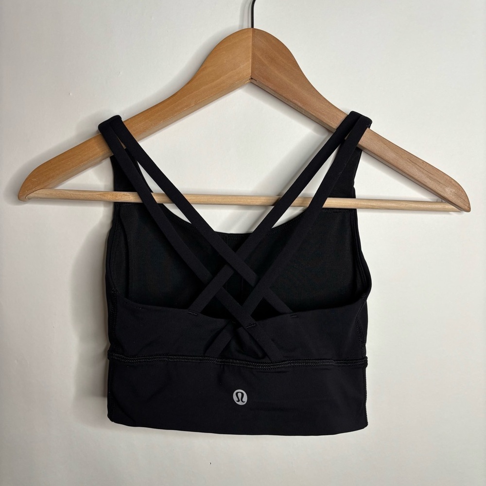 LULULEMON WOMEN'S ENERGY LONGLINE BRA *MEDIUM SUPPORT, B–D CUPS size 2 - Picture 5 of 8